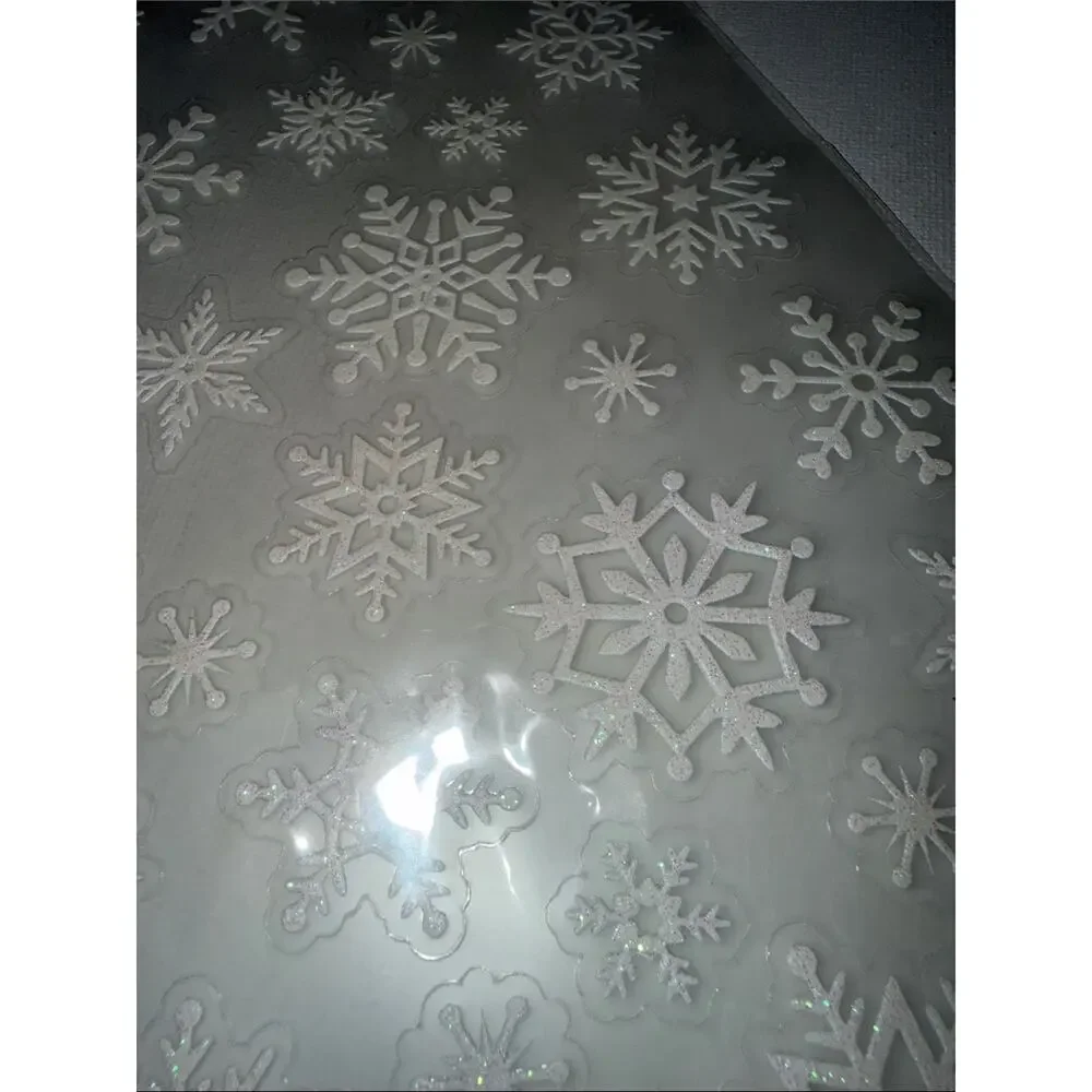 Hobby Lobby White Snowflake Sticker Sheets